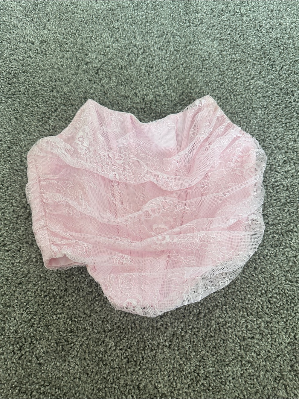 Pink Lace Corset Top
